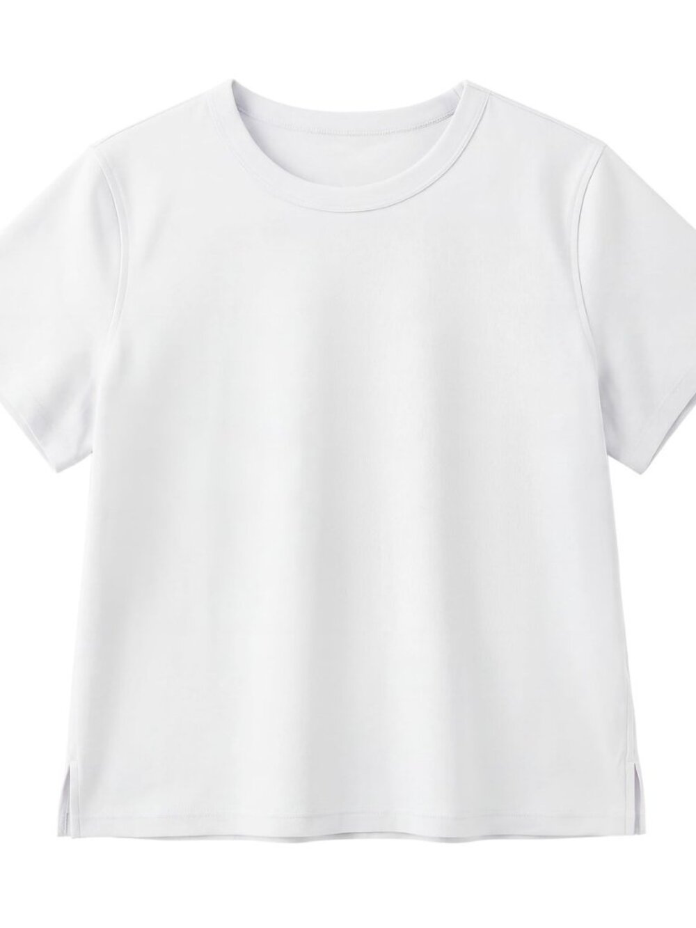 Women Cotton T Shirts Short Sleeve Basic Tees Casual Boxy Crop Tops